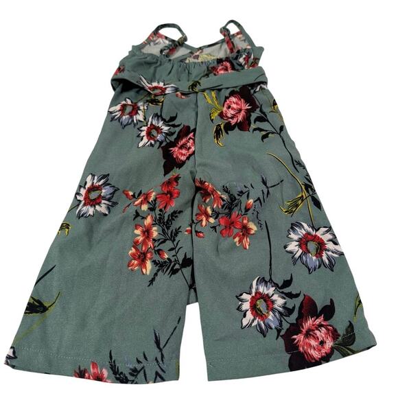 Bailey's Blossoms Baby Girl 9-12M Floral Romper - Picture 3 of 5